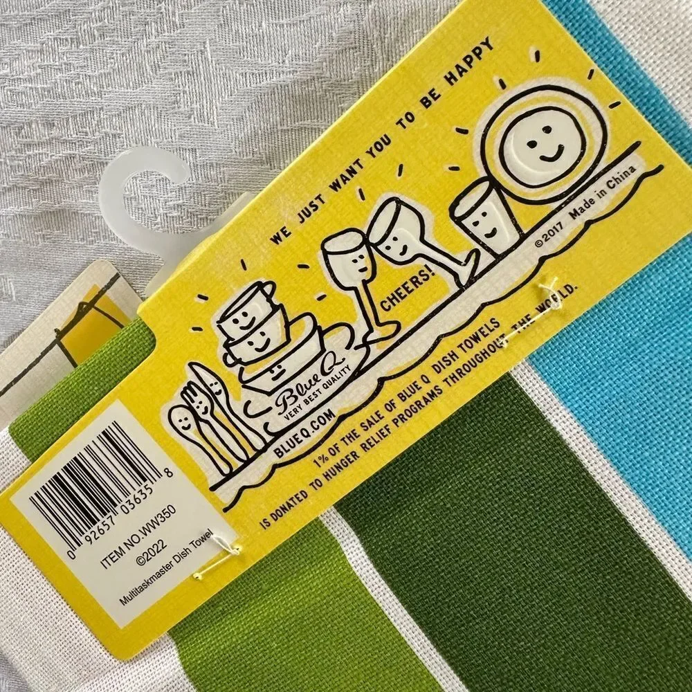 Blue Q Cotton Dish Towel  - Multi Tasker Master